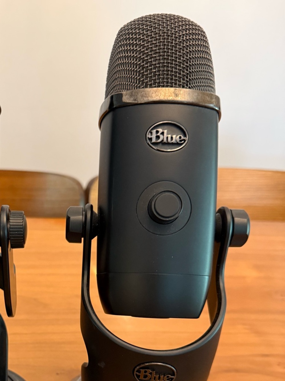 Logitech Blue Black and Gunmetal USB Microphone